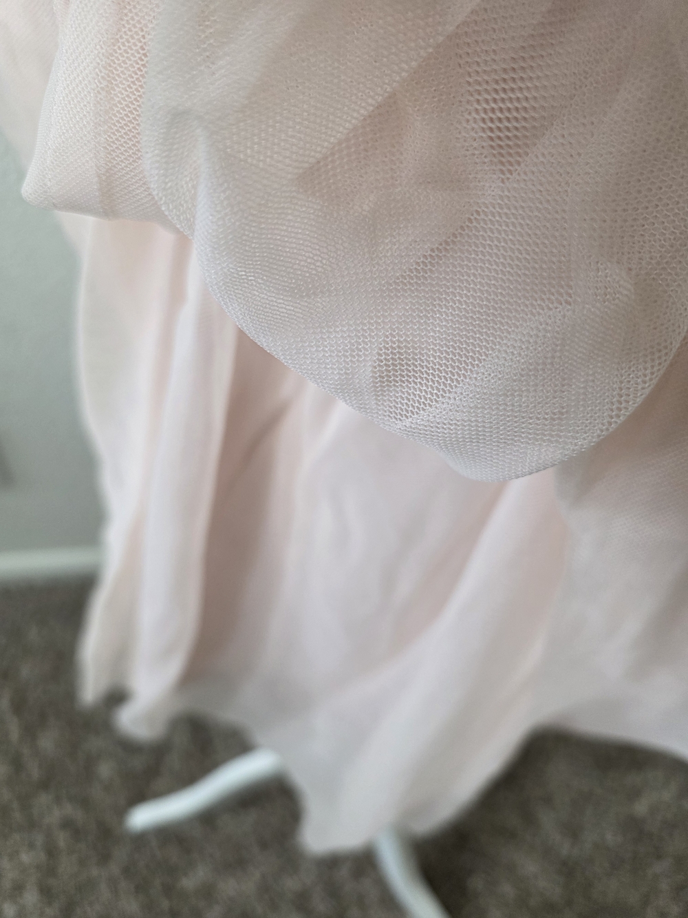 Women's Pink Tulle Skirt - Soft A-Line Midi - Picture 4 of 10